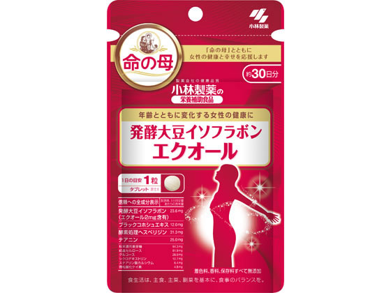 小林製薬 栄養補助食品 発酵大豆イソフラボン エクオール(30粒) 小林製薬 栄養補助食品 発酵大豆イソフラボン エクオール(30粒)