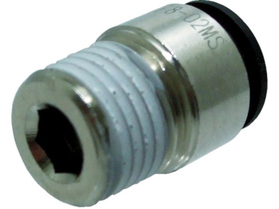 チヨダ ファイブ六角穴付メイルコネクター 8mm・R1/4 F8-02MS チヨダ ファイブ六角穴付メイルコネクター 8mm・R1/4 F8-02MS