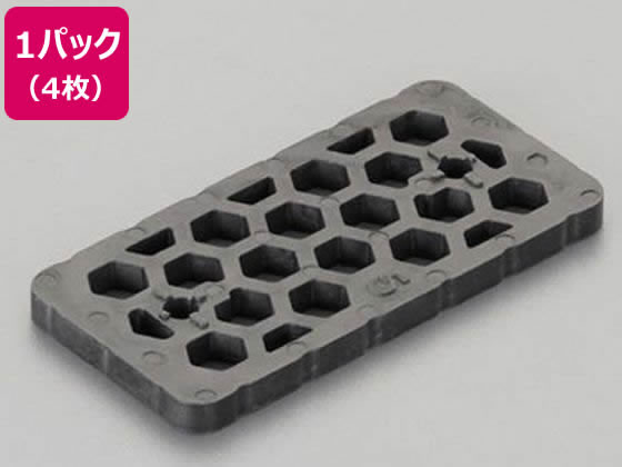 エスコ 80×40×10mm レベルスペーサーセット 4枚 EA979DH-44