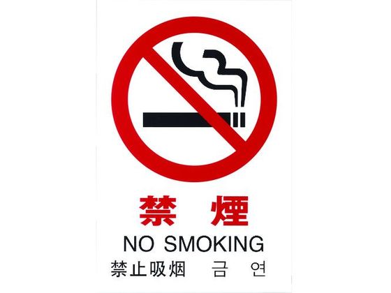 光 多国語ピクトサイン 禁煙 TGP2032-1