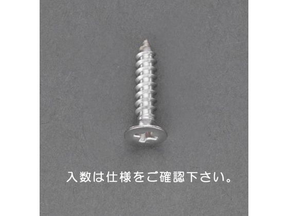 エスコ 皿頭タッピングビス ステンレス製 45本 3×8mm EA949AL-210