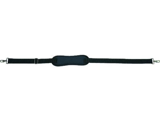 TRUSCO 肩パッド付きショルダーベルト38mm幅×135cm ブラック TTB-SB-38BK TRUSCO 肩パッド付きショルダーベルト38mm幅×135cm ブラック TTB-SB-38BK