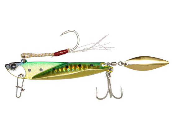 ジャクソン 飛び過ぎダニエルブレード 30g ゴールドグリーン2