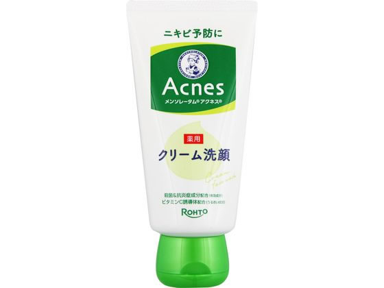 ロート製薬 メンソレータムアクネス薬用 クリーム洗顔 130g