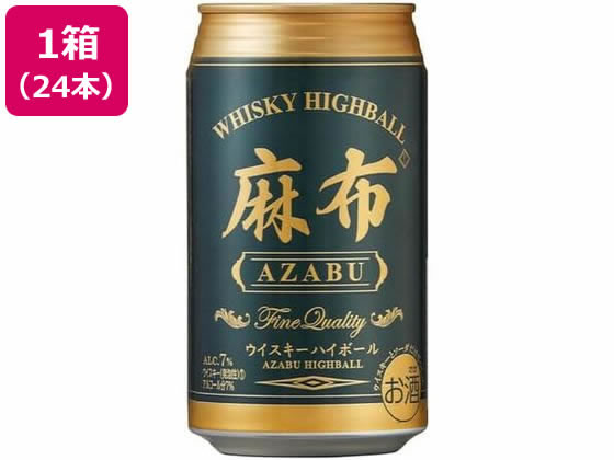 アデプトリカー 麻布ウイスキーハイボール 350mL 24缶 アデプトリカー 麻布ウイスキーハイボール 350mL 24缶