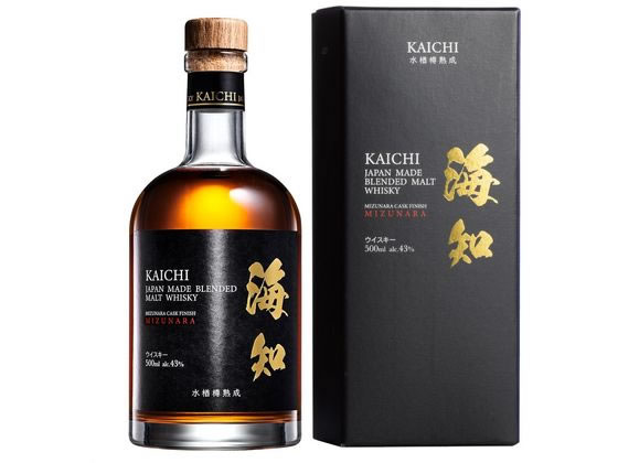 海知 KAICHI WHISKY 水楢樽熟成 500mL 43度 海知 KAICHI WHISKY 水楢樽熟成 500mL 43度
