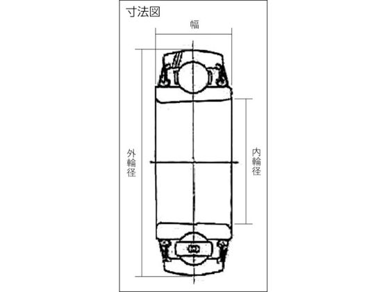 NTN ユニット用玉軸受 UK311D1(8196623)-