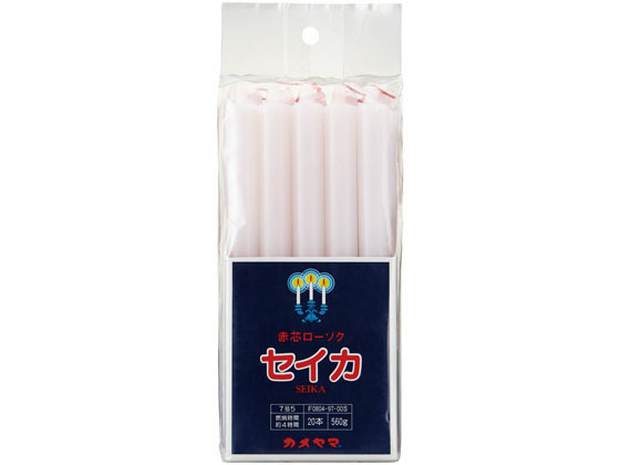 カメヤマ カメヤマ 聖火赤芯 7.5号 560g 20本
