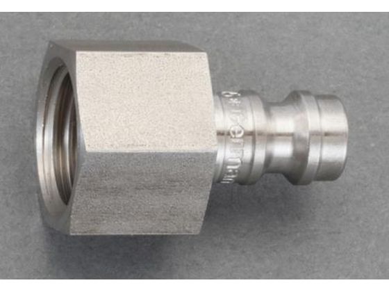 エスコ 雌ねじカップリング ステンレス製 G3/8" EA140GK-103 エスコ 雌ねじカップリング ステンレス製 G3/8" EA140GK-103