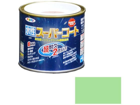 アサヒペン 水性スーパーコート 1／5L パステルグリーン