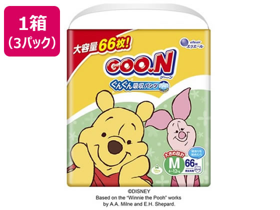 大王製紙 グーン ぐんぐん吸収パンツ M 66枚×3P