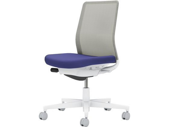 コクヨ モネット 背メッシュ 肘無WHグレー Lグレー ディープパープル(U) コクヨ モネット 背メッシュ 肘無WHグレー Lグレー ディープパープル(U)
