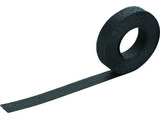 TRUSCO ナイロン平ベル 1.2t×20mm×5m 黒 TNB205-BK