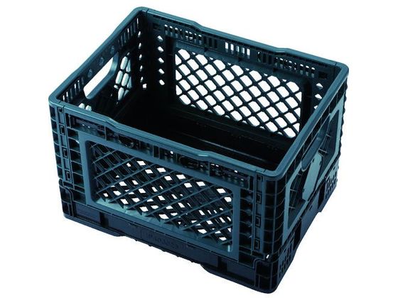 TRUSCO 折りたたみメッシュコンテナ25L グレー TR-MPB25-GY