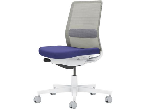 コクヨ モネット 背メッシュ 肘無WHグレー Lグレー ディープパープル(U) コクヨ モネット 背メッシュ 肘無WHグレー Lグレー ディープパープル(U)