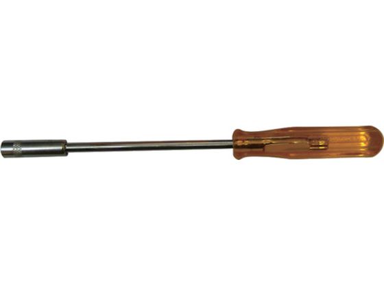 BROWN ナットドライバー 対辺6.35mm 軸長125mm 全長210mm D-86-635 BROWN ナットドライバー 対辺6.35mm 軸長125mm 全長210mm D-86-635