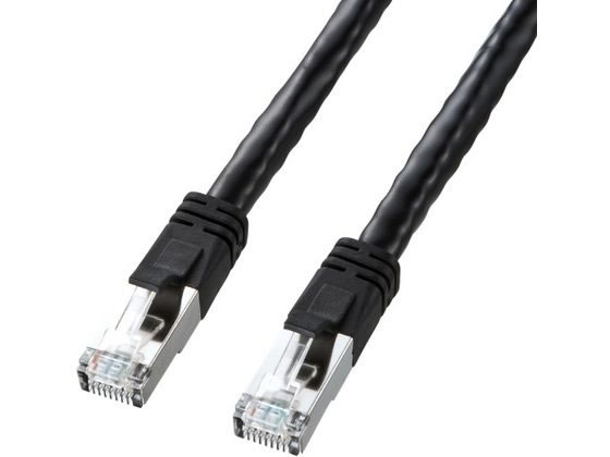 サンワサプライ PoE CAT6LANケーブル 3m ブラック KB-T6POE-03BK