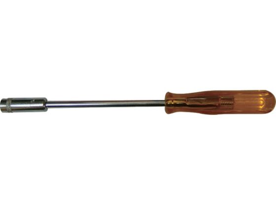 BROWN ナットドライバー 対辺7mm 軸長125mm 全長210mm D-86-7 BROWN ナットドライバー 対辺7mm 軸長125mm 全長210mm D-86-7