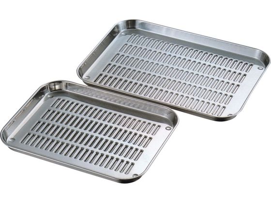 赤川器物 AG 18-8水切浅型肉バット 大