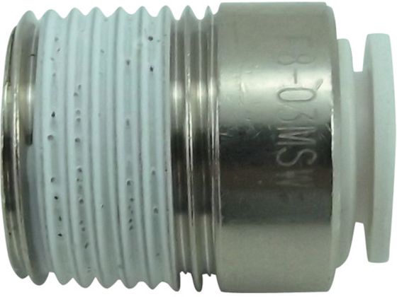 チヨダ ファイブ六角穴付メイルコネクター W(白)8mm・R3/8 F8-03MSW チヨダ ファイブ六角穴付メイルコネクター W(白)8mm・R3/8 F8-03MSW