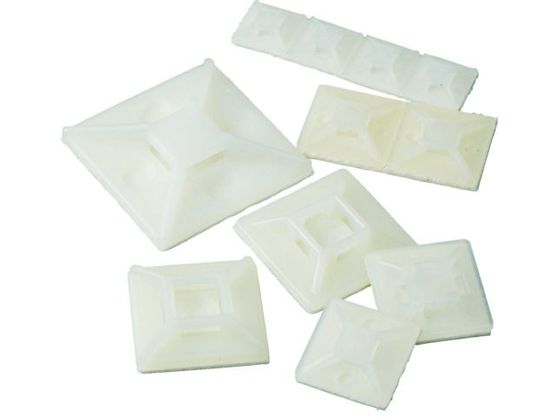 TRUSCO 結束バンド固定具(粘着シート付)幅4.6 2連結 (100個入) THC-101S-S2 TRUSCO 結束バンド固定具(粘着シート付)幅4.6 2連結 (100個入) THC-101S-S2