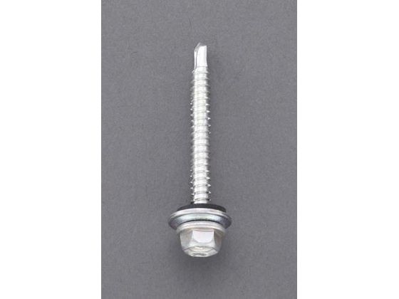 エスコ ピアスビス 六角頭シール付 鉄 40本 5×19mm