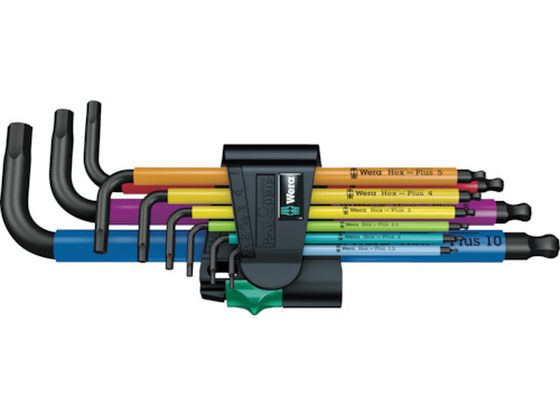 Wera 950SPKL/9SMN マルチカラーヘックスキーセット 073593 Wera 950SPKL/9SMN マルチカラーヘックスキーセット 073593