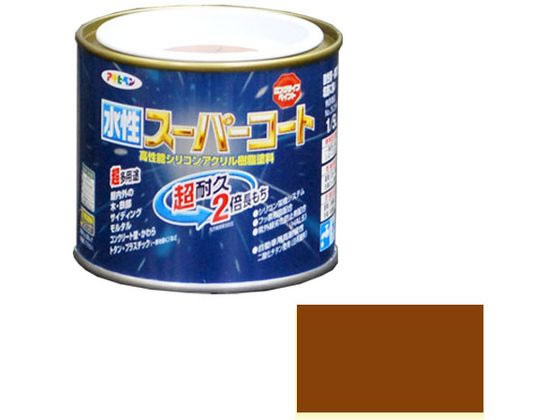 アサヒペン 水性スーパーコート 1／5L カーキー