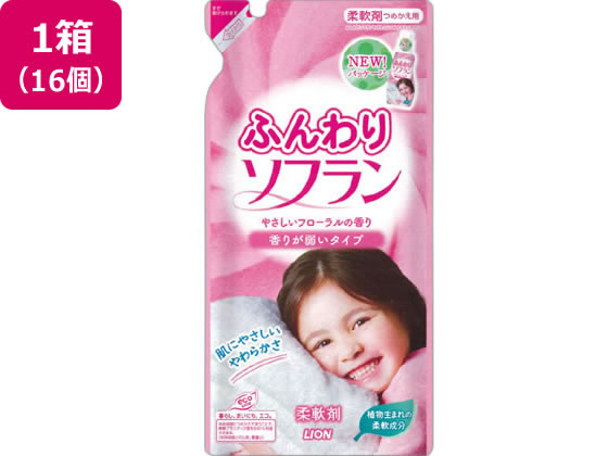 LION ふんわりソフラン つめかえ用 500mL 16個 LION ふんわりソフラン つめかえ用 500mL 16個