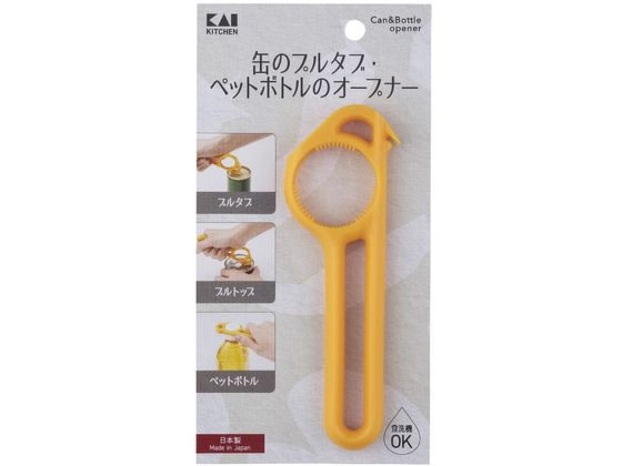 貝印 Kai Kitchen 缶のプルタブ・ペットボトルキャップのオープナー 貝印 Kai Kitchen 缶のプルタブ・ペットボトルキャップのオープナー