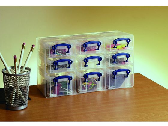 RUP 収納ケース オーガナイザー 0.3L×0.2L クリア 0.3+0.2ORGC