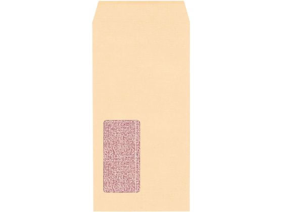 今村紙工 透けない窓付き封筒 長3 ピンク 100枚 MD-006