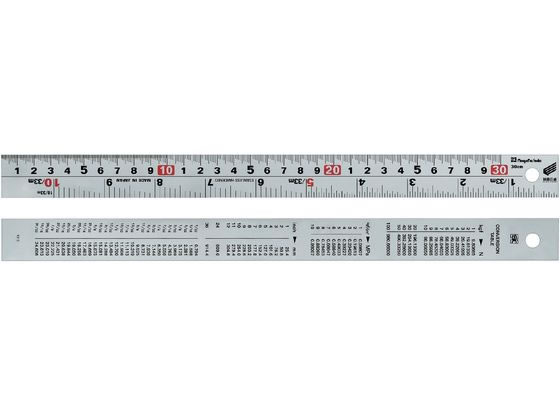 新潟精機 併用シルバースケール 快段目盛 30cm CSS-30KD
