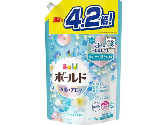 P & G ボールドジェル フラワーサボンの香り 詰替 ウルトラジャンボ1680g P & G ボールドジェル フラワーサボンの香り 詰替 ウルトラジャンボ1680g