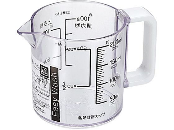 パール金属 食洗機対応耐熱計量カップ 200ml C-8677 パール金属 食洗機対応耐熱計量カップ 200ml C-8677