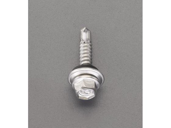 エスコ ピアスビス 六角頭シール付 ステンレス 30本 6×45mm