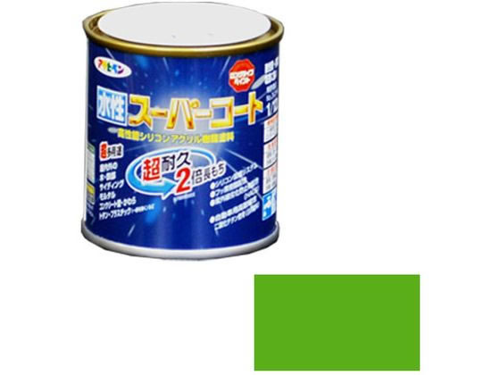 アサヒペン 水性スーパーコート 1／12L 若草色