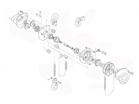 チェーンブロック キトーマイティM3形 CB005用部品 クサリピン