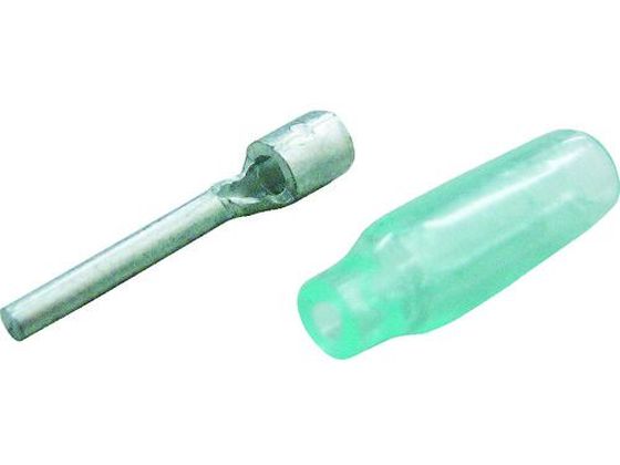 TRUSCO 絶縁キャップ付棒型裸圧着端子長さ22.0 (10個入) T-TC2-13.5V-STC