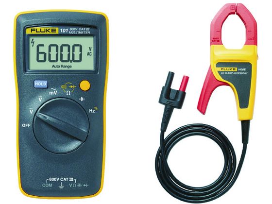 FLUKE ポケットサイズ・マルチメーター101 i400E電流クランプ付キット 101 I400E