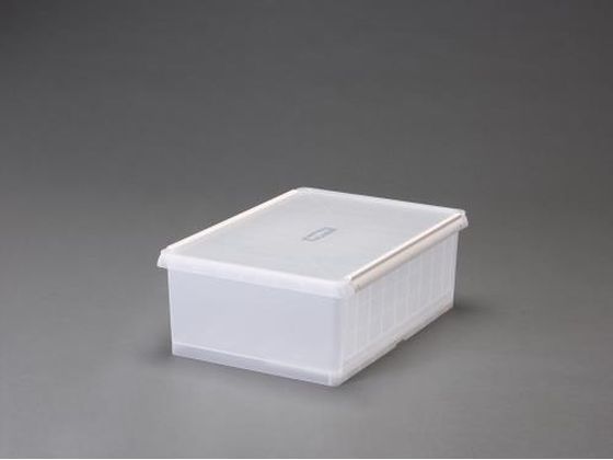 エスコ 収納ボックス ホワイト 517×371×186mm EA506LW-11