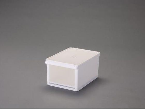 エスコ 収納ボックス ホワイト 371×260×186mm EA506LW-12