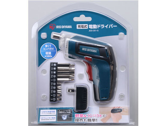 アイリスオーヤマ 充電式電動ドライバー グリーン Jdd351 Gが2 764円 ココデカウ アイリスオーヤマ 充電式電動ドライバー グリーン Jdd351 Gが2 764円 ココデカウ