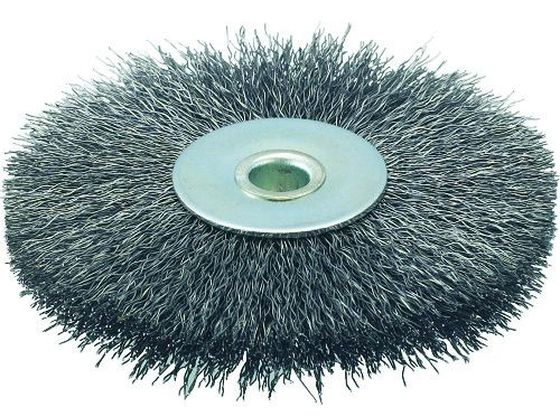 TRUSCO ホイルブラシ 100×10mm穴 鋼線 線径0.3 TB-6352 TRUSCO ホイルブラシ 100×10mm穴 鋼線 線径0.3 TB-6352