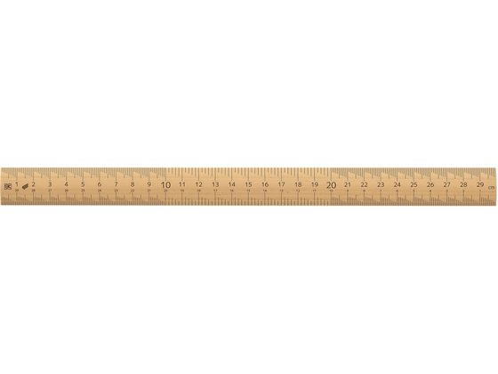 新潟精機 竹尺 快段目盛 30cm BR-30CKD