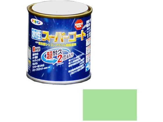 アサヒペン 水性スーパーコート 1／12L パステルグリーン