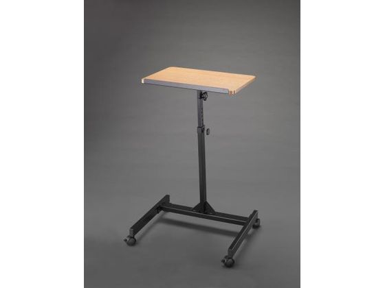 エスコ パソコンデスク 立ち作業用 591×502×921-1143mm