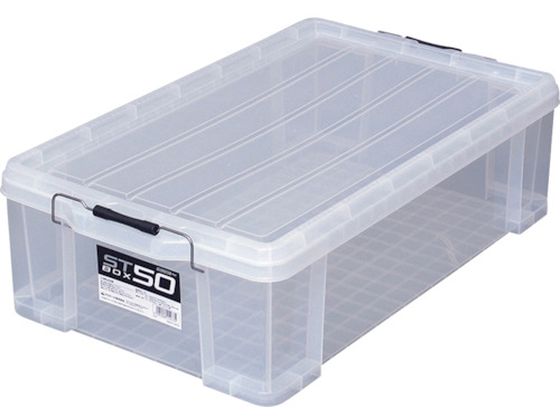 ●型番：ST-50CR●色：クリア ●外形寸法（mm）間口：425 ●外形寸法（mm）奥行：716 ●外形寸法（mm）高さ：208 ●有効内寸（mm）間口：362 ●有効内寸（mm）奥行：617 ●有