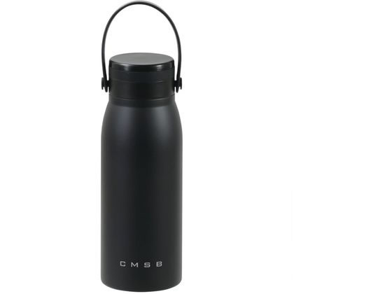 パール金属 炭酸も使えるマグボトル 600ml ブラック HC-48 パール金属 炭酸も使えるマグボトル 600ml ブラック HC-48
