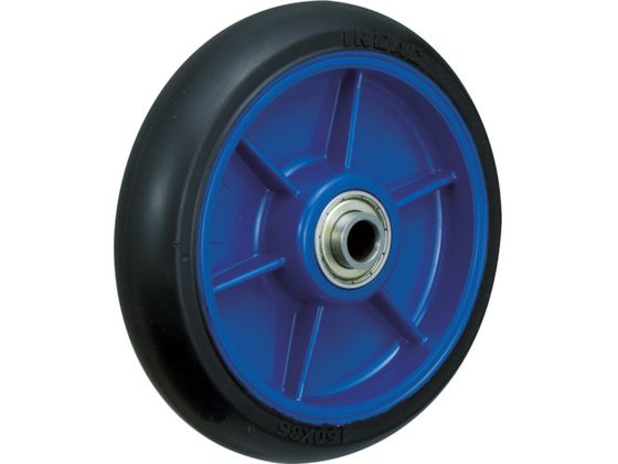 イノアック 低始動抵抗キャスター 車輪のみ Φ150 黒 LR-150W-BK